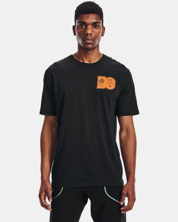 Men's Curry Zero Days T-Shirt, Black, pdpMainDesktop image number 1